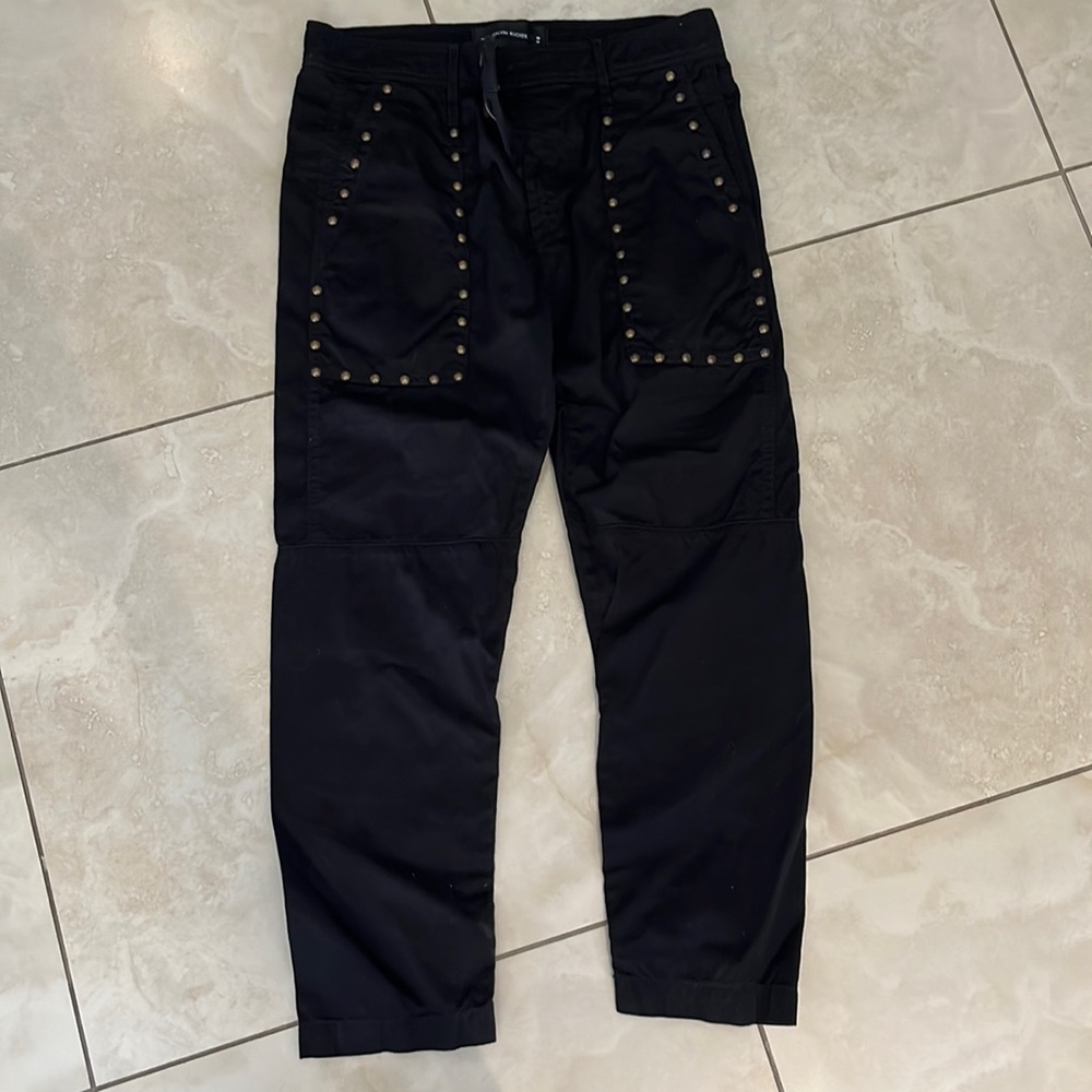 Calvin Rucker black light cotton pants with studs size 26